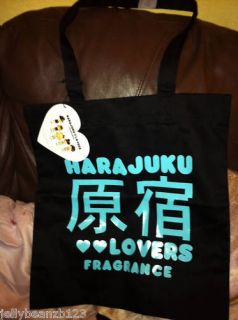 Harajuku Lovers Bag Shopper Cotton Gwen Stefani Tote Very RARE Lovely
