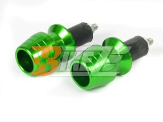 Green 7 8 22mm Bar End Plug for ZX Ninja 500 400 600 R 6R 12R 9R 10 14
