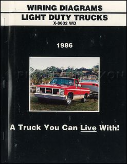 1986 GMC CK Wiring Diagram Pickup Truck Sierra Suburban Jimmy 1500