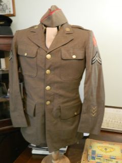 IDD WWII US Army Uniform 63rd Infantry Artillery Blood and Fire Div