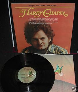 Harry Chapin Sniper Other Love Songs Orig Elektra LP