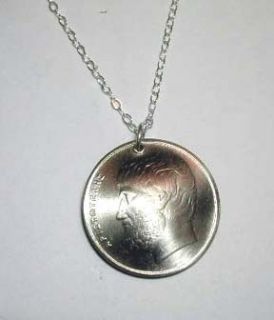 Coin Jewelry Greek Aristotle Necklace
