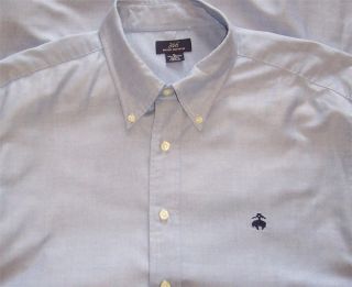 Brooks Brothers Golden Fleece Logo Button Down Oxford Dress Shirt XL