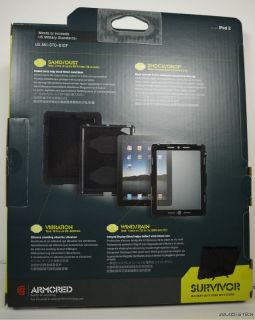 New Griffin Survivor Extreme Duty Case with Stand for iPad 2 Black
