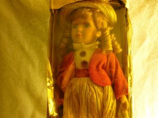 Goldenvale Collection 12 Bisque Porcelain Doll Jane Limited to 2000