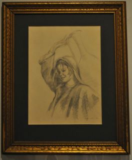 DRAWING SIGNED GOLDSTEIN /LISTED/STYLE OF PICASSO,DALI,MATISSE,DEGAS