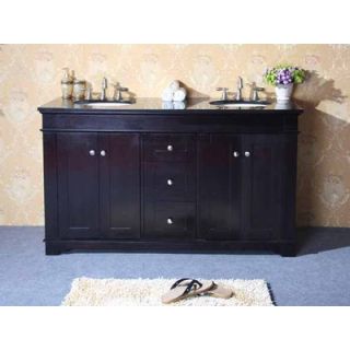 Legion Furniture 60 Double Sink Cabinet   WLF6018 60E CABINET ONLY