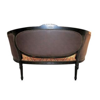 Legion Furniture Windsor Settee in Distressed Dark Espresso   W443