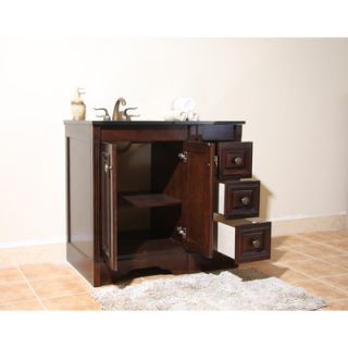Legion Furniture 36 Single Vanity and cUPC Sink   WLF5048 DW 36/AB