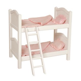 Guidecraft Doll Bunk Bed in White
