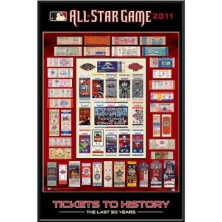 Thats My Ticket 2011 MLB All Star Ticket Poster Framed   TFPOSAS11F