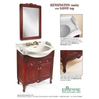 Empire Industries Doral Bathroom Vanity Mirror in Cognac
