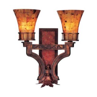 Kalco Marlowe Two Light Wall Sconce in Tuscan Gold