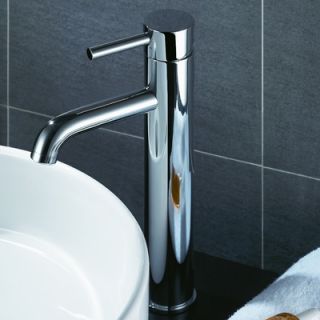 Kraus Combos Round Ceramic Sink and Single Hole Faucet with Single