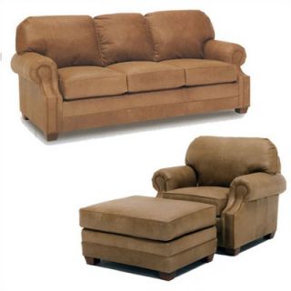 Distinction Leather Sumner Leather Sleeper Sofa and Chair