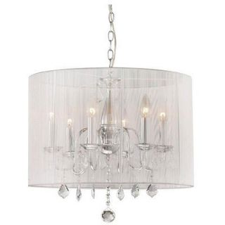 Warehouse of Tiffany Blanche 6 Light Crystal Chandelier