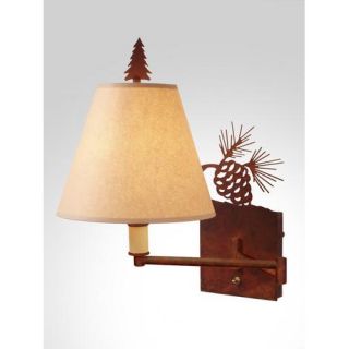 Kenroy Home Twigs 15 Swing Arm Wall Lamp in Bronze   30899BRZ