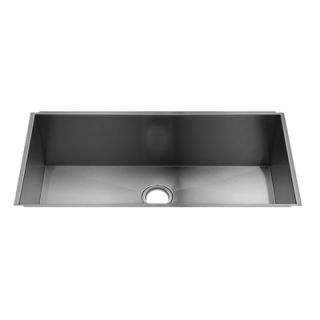 julien urbanedge 34 x 17 5 undermount stainless steel single bowl