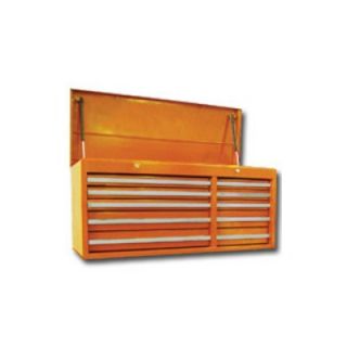International Tool Box 42 10 Drawer Chest W/Rb Slides Orange
