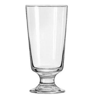 Libbey Embassy Drinking Glasses Footed Hi Ball, 10 Ounce