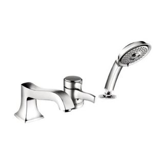 Hansgrohe Metris C Widespread Bathroom Faucet with Double Lever