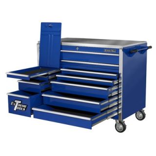 Extreme Tools 55 11 Drawer Professional Roller Cabinet in Blue