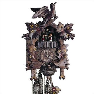 Schneider 13 Cuckoo Clock with Moving Birds and Hand Painted Flowers