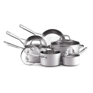 Anolon Chef Clad Stainless Steel 10 Piece Cookware Set