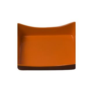  Ray “Bubble & Brown 9 x 13 Stoneware Lasagna Lover in Orange