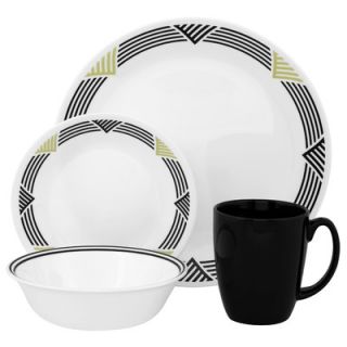 Corelle Livingware Global Stripes 16 Piece Dinner Set