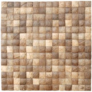 17 x 17 Coconut Mosaic Tile in Natural Grain