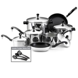 Farberware Classic Stainless Steel 15 Piece Cookware Set
