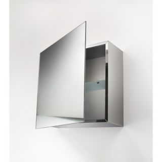 WS Bath Collections Linea 17.7 Pika Medicine Cabinet in Stainless