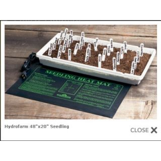 Hydrofarm 48 x 20 Seedling Heat Mat 107 Watts   HYFMT10009