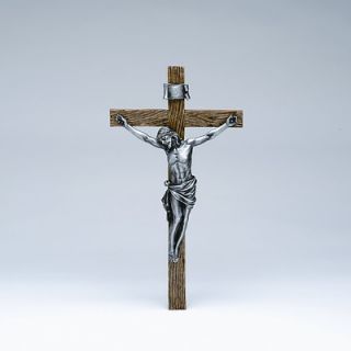 Roman Joseph Studio 20 Crucifix in Antique Silver