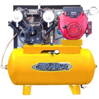 EMAX 18 HP Honda Electric Start 30 Gallon Horiz 2 Stage Gas Air