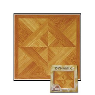  Dynamix Vinyl Light Wood Diamond Floor Tile (Set of 20)   20PCS 202