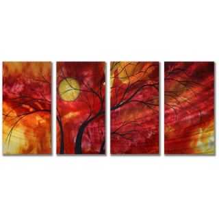  Crimson by Megan Duncanson, Abstract Wall Art   23.5 x 48