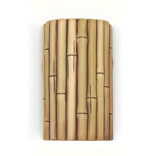 A19 Bamboo One Light Wall Sconce   N20301 CI / N20301 NA