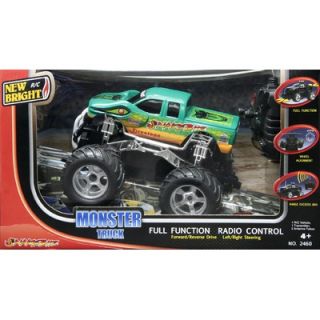 New Bright 124 Scale Radio Control Monster Truck   Snake Bite   Green