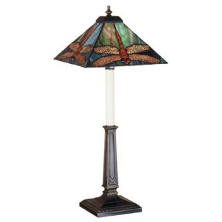 Meyda Tiffany 24.5 H Prairie Dragonfly Buffet Lamp