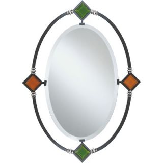 Quoizel 25 Mirror in Black Patina