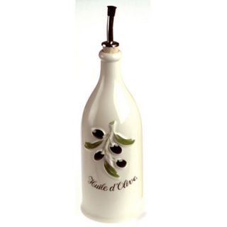 Revol Grands Classique 26.5 oz. Decorative Olive Oil Bottle   Cream