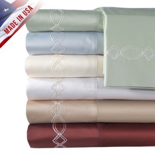 Veratex Supreme Sateen 500 Thread Count Chain Pillowcase (Set of 2
