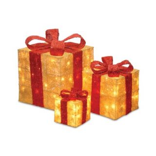 National Tree Co. Sisal Gift Boxes (Set of 3)   MZGB ASST