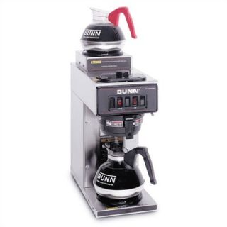 Bunn VP17 2 Low Profile Pourover Coffee Brewer in Stainless Steel (One