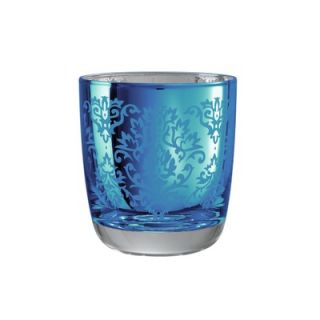 Artland Brocade Double Old Fashioned Glass in Blue (Set of 4