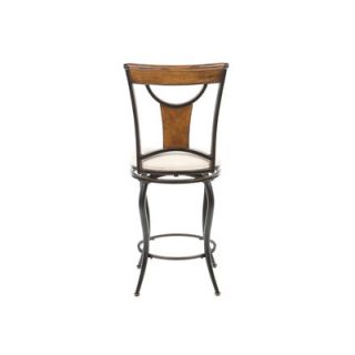 Hillsdale Pacifico 26 Swivel Counter Stool in Black   4137 826