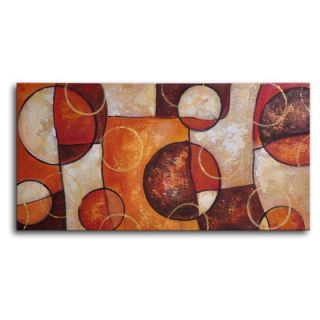  Painted Rustic Marble Jigsaw Canvas Wall Art   16 x 32