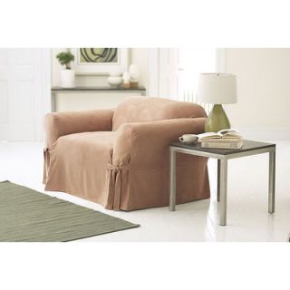 Sure Fit Soft Suede Chair Slipcover (Box Cushion)   170327246 Sable